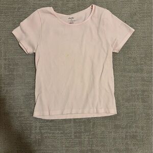 Elodie Ribbed Cropped Shirt size L/XL